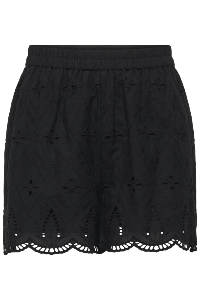Only zwarte dames korte broek | Vooraanzicht