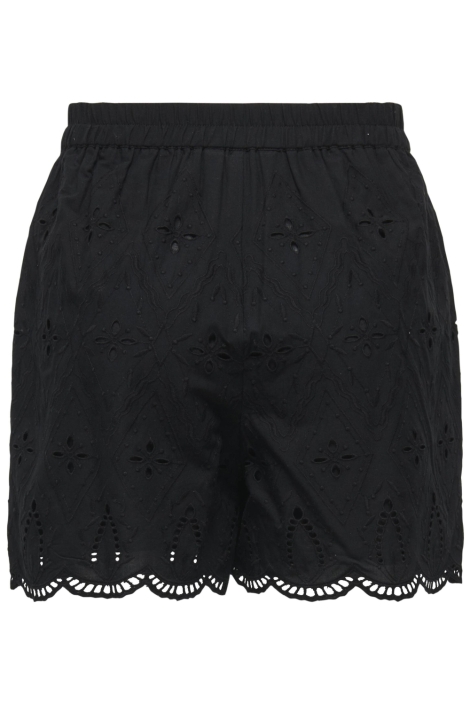 Only zwarte dames korte broek | Achteraanzicht