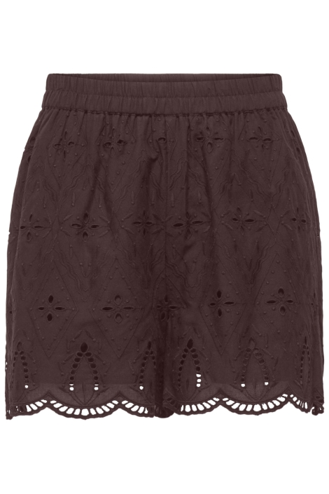 Only bordeaux dames korte broek | Vooraanzicht