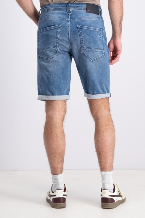 Gabbiano blauwe heren korte broek | Model achteraanzicht