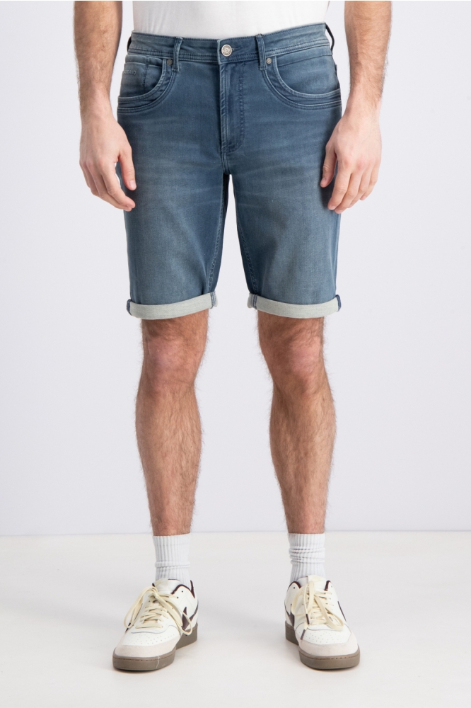 Gabbiano blauwe heren korte broek | Model vooraanzicht