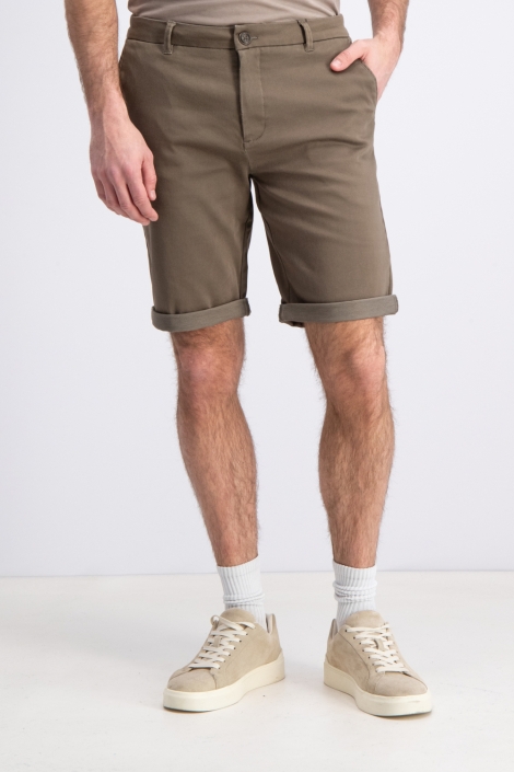 Gabbiano bruine heren korte broek | Model vooraanzicht