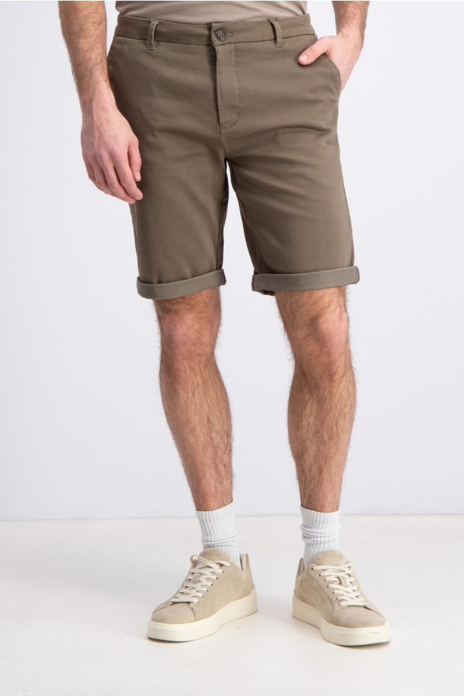Gabbiano bruine heren korte broek | Model vooraanzicht