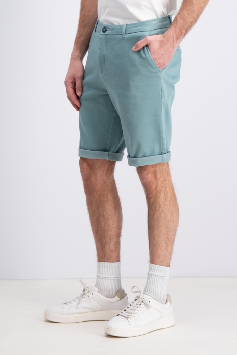 Gabbiano groene heren korte broek | Model zijaanzicht