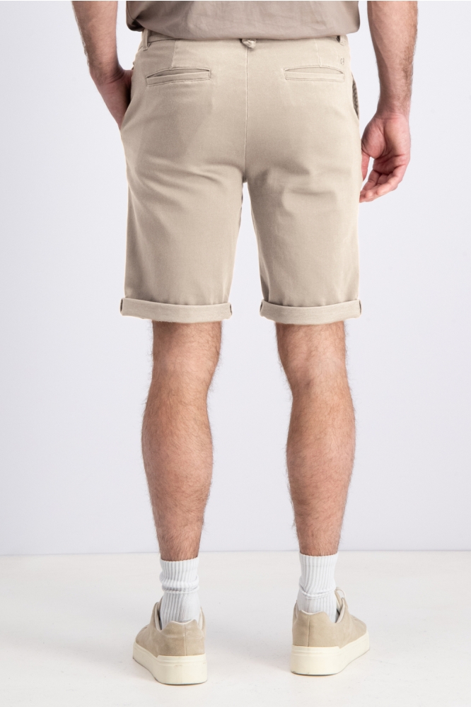 Gabbiano beige heren korte broek | Model achteraanzicht