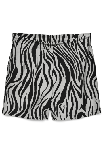 Vero Moda Broek VMJESMILO HW SHORTS WVN NOOS 10279694 Silver Lining/Sina Zebra