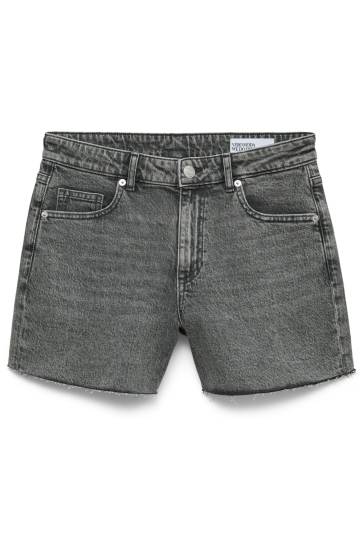 Vero Moda Broek VMTESS MR SHORT DNM SHORTS MIX GA N 10301532 MEDIUM GREY DEN/CUT HEM