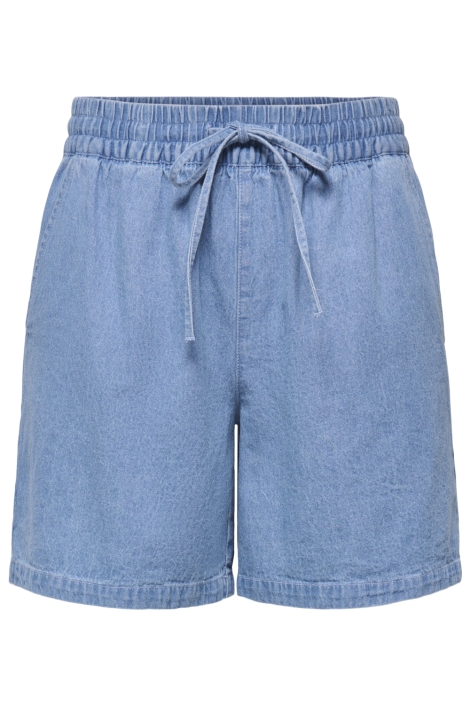 Jacqueline de Yong blauwe dames korte broek | Vooraanzicht