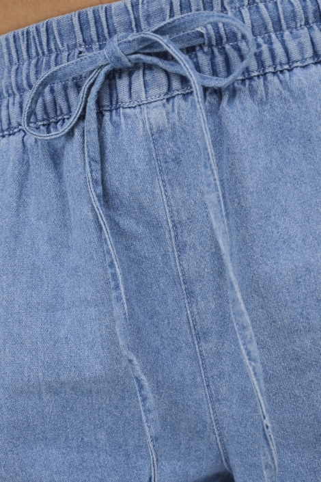 Jacqueline de Yong blauwe dames korte broek | Kleurstaal