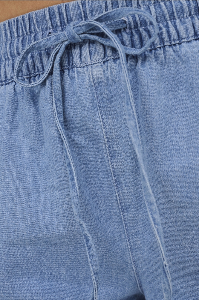 Jacqueline de Yong blauwe dames korte broek | Kleurstaal