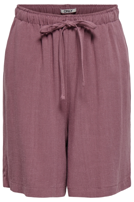 Only roze dames korte broek | Vooraanzicht