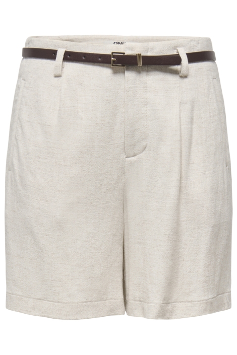 Only beige dames korte broek | Vooraanzicht