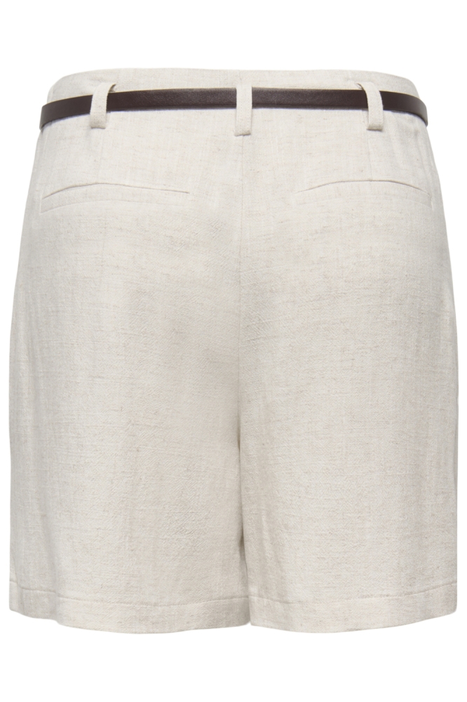 Only beige dames korte broek | Achteraanzicht