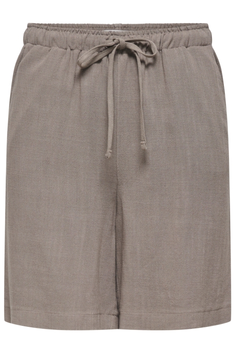 Only bruine dames korte broek | Vooraanzicht