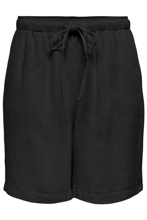 Only zwarte dames korte broek | Vooraanzicht