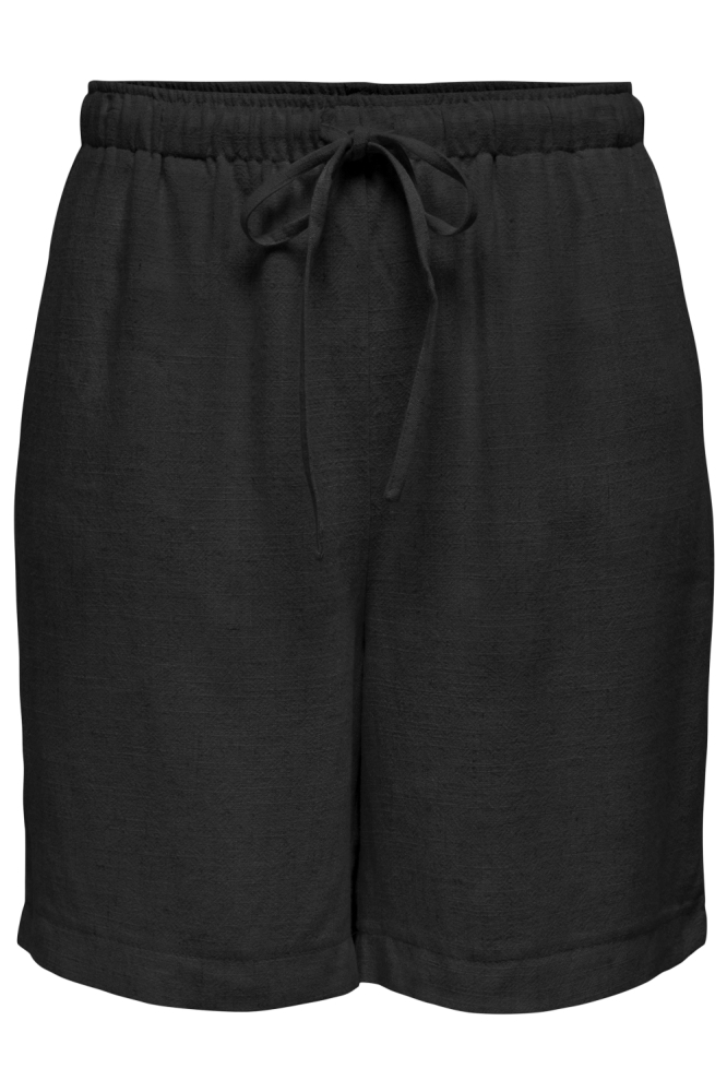 Only zwarte dames korte broek | Vooraanzicht