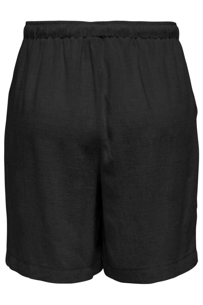 Only zwarte dames korte broek | Achteraanzicht