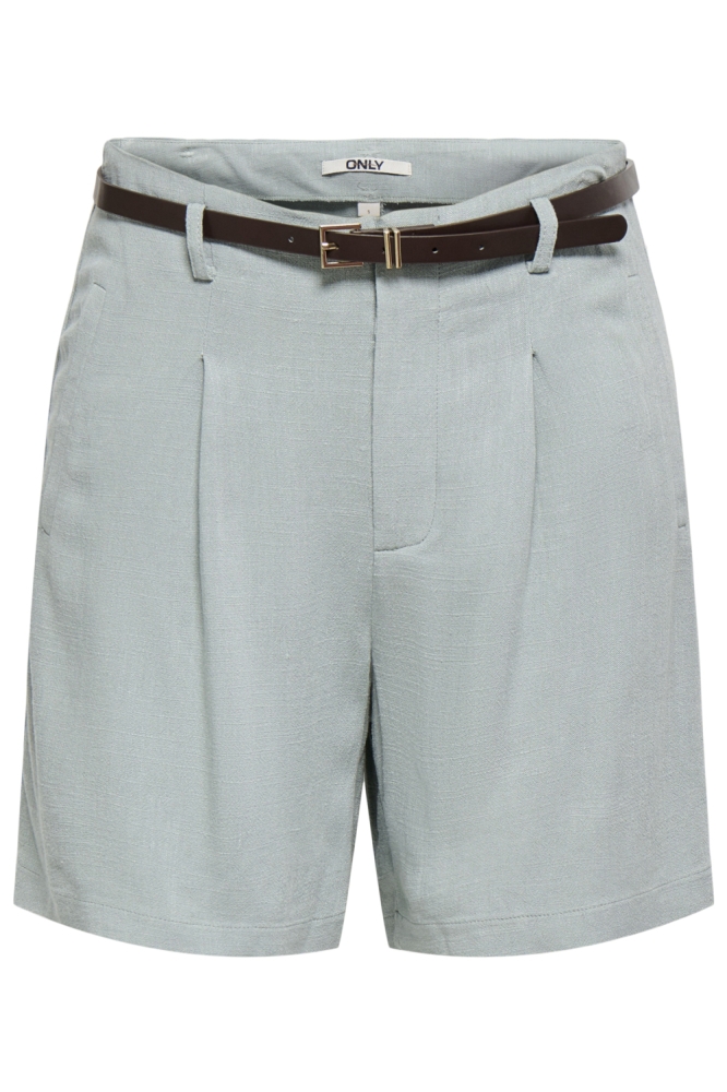 Only blauwe dames korte broek | Vooraanzicht