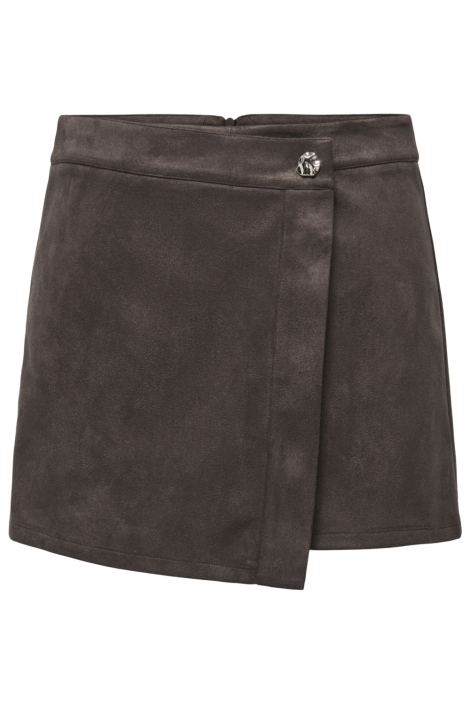 Only bruine dames korte broek | Vooraanzicht