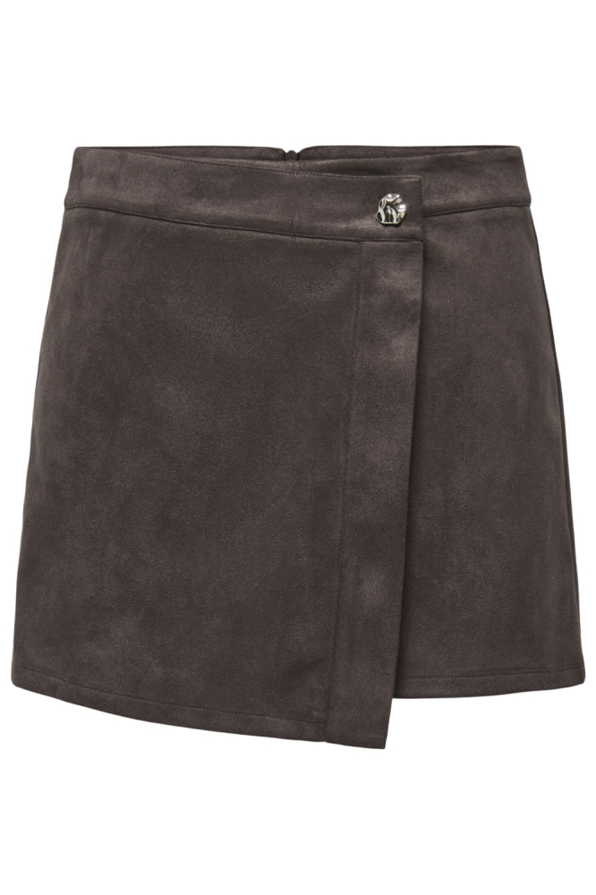 Only bruine dames korte broek | Vooraanzicht
