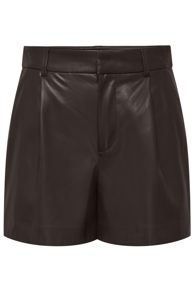 Only bruine dames korte broek | Vooraanzicht
