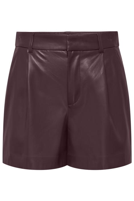 Only bordeaux dames korte broek | Vooraanzicht