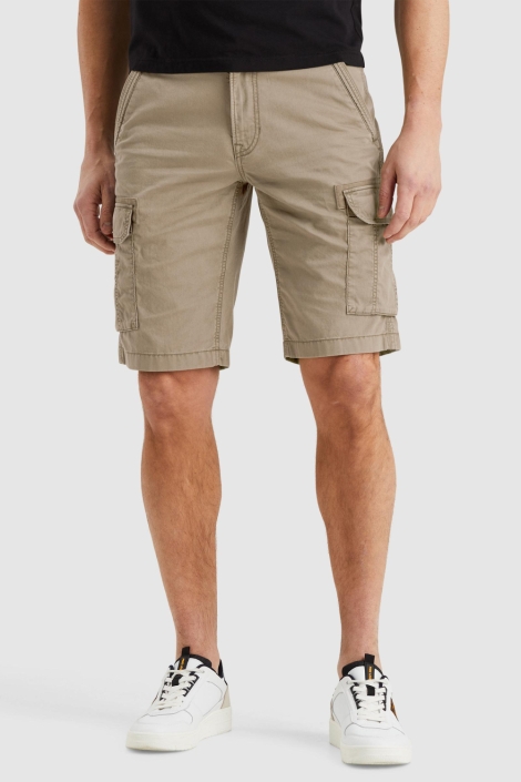 PME legend beige heren korte broek | Model vooraanzicht