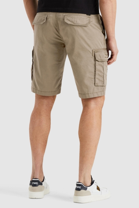PME legend beige heren korte broek | Model achteraanzicht