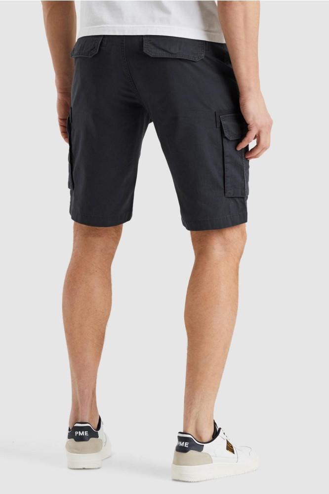 PME legend blauwe heren korte broek | Model achteraanzicht