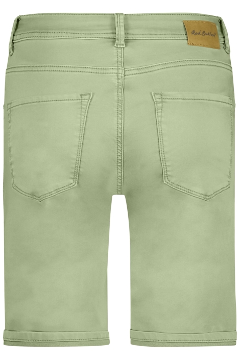 Red Button groene dames korte broek | Achteraanzicht