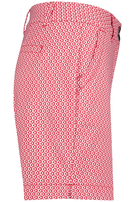 Red Button rode dames korte broek | Zijaanzicht