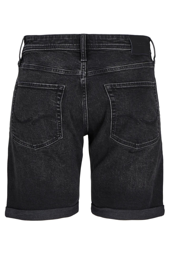 Jack & Jones zwarte heren korte broek | Achteraanzicht