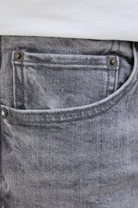 Jack & Jones grijze heren korte broek | Close up