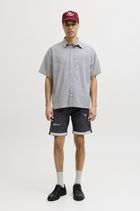 Jack & Jones zwarte heren korte broek | Model