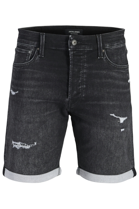 Jack & Jones zwarte heren korte broek | Vooraanzicht