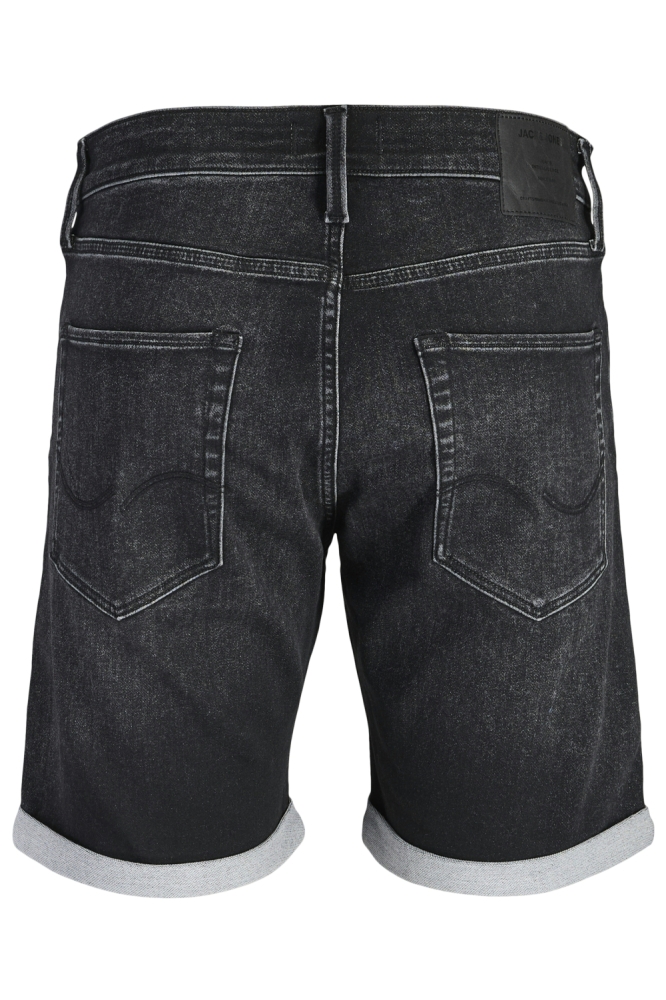 Jack & Jones zwarte heren korte broek | Achteraanzicht