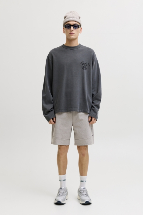 Jack & Jones grijze heren korte broek | Model