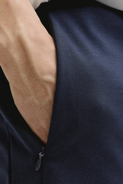 Jack & Jones blauwe heren korte broek | Close up