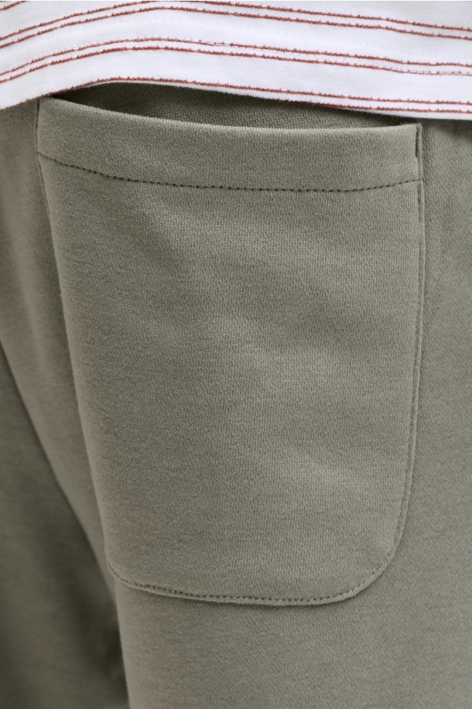 Jack & Jones groene heren korte broek | Close up