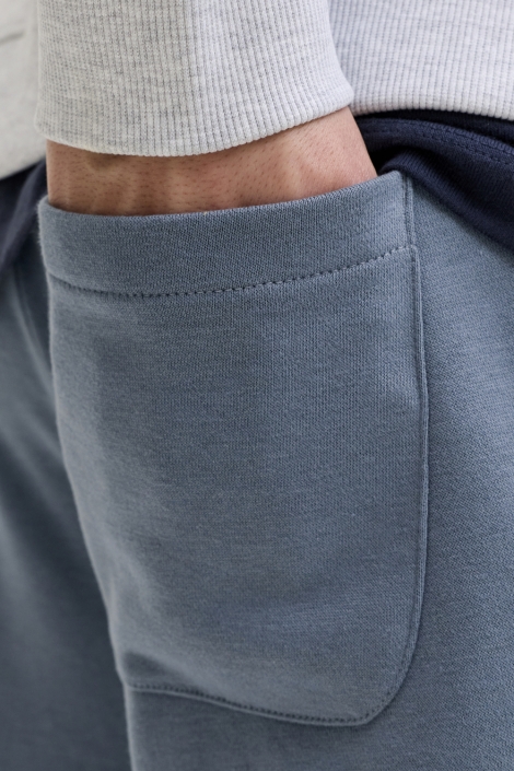 Jack & Jones blauwe heren korte broek | Close up