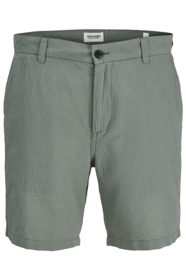 Jack & Jones Broek JPSTACE SUMMER LINEN BLEND SHORT RE 12248627 Avage Green