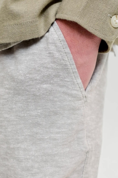 Jack & Jones groene heren korte broek | Close up