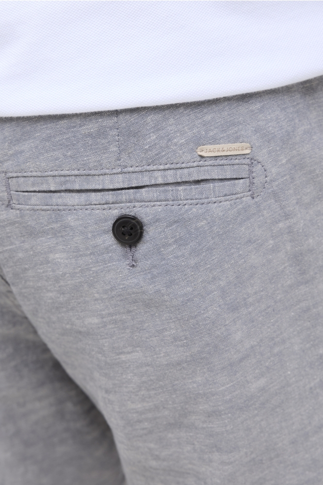 Jack & Jones grijze heren korte broek | Close up