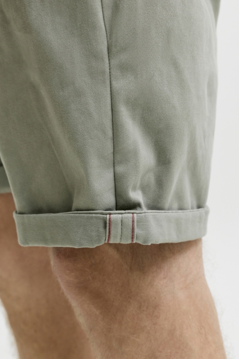 Jack & Jones groene heren korte broek | Close up