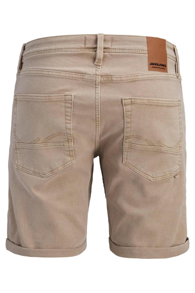 Jack & Jones camel heren korte broek | Achteraanzicht