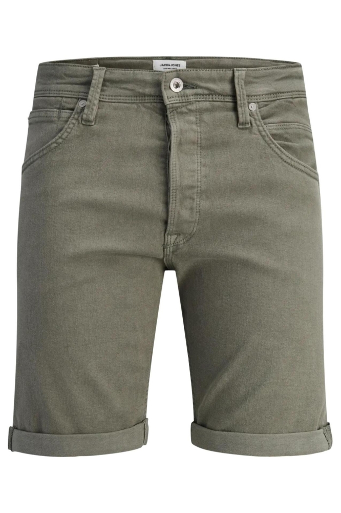 Jack & Jones groene heren korte broek | Vooraanzicht