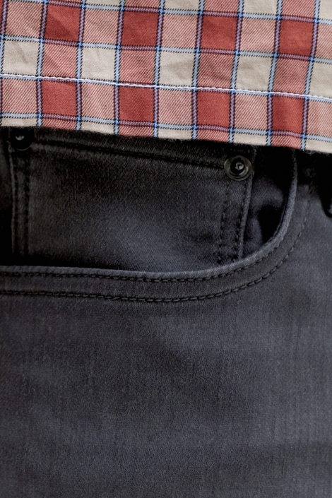 Jack & Jones zwarte heren korte broek | Close up