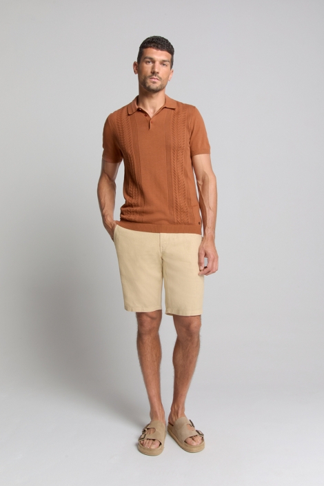 NO-EXCESS zand heren korte broek | Model