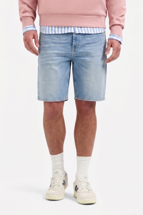 NO-EXCESS blauwe heren korte broek | Model