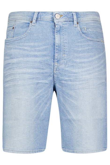 NO-EXCESS blauwe heren korte broek | Vooraanzicht
